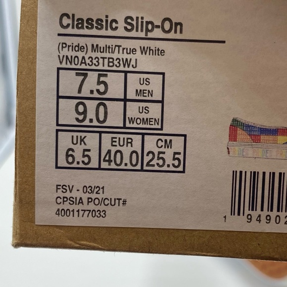 Vans Pride slip on. Multiple sizes - Picture 4 of 8